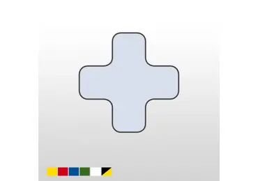 Samolepící značení umístění palet WT-5110 | 5210 | 5610 | 7110, tvar ''X''